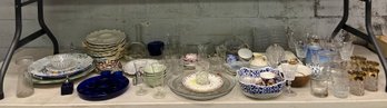 GENEROUS & INTERESTING LOT Of GLASS & PORCELAIN