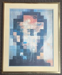 VINTAGE SALVADOR DALI OPTICAL ILLUSION PRINT