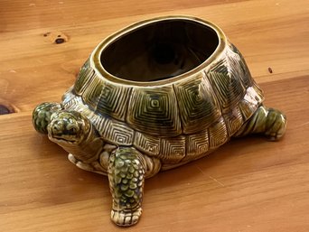 CERAMIC TURTLE PLANTER