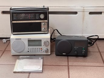 SANGEAN, BOSTON ACOUSTICS, & STEWART RADIOS