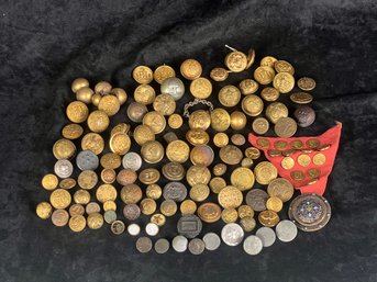 GREAT GROUP Of (19th C) BUTTON S Incl. CIVIL WAR