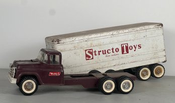 VINTAGE BUDDY L PICKUP TRUCK & STRUCTO TRAILER