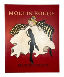 VERY LARGE MOULIN ROUGE OIL On  CANVAS