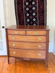 PAINE FURNITURE MAHOGANY BOWFRONT CHEST