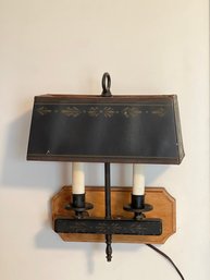 ELECTRIFIED TOLE PAINTED SCONCE
