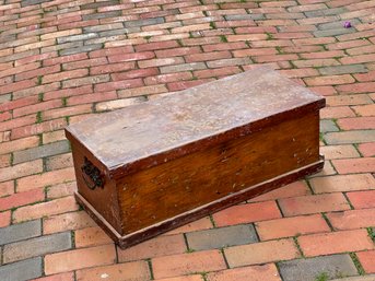 19th C DOVETAILED TOOL CHEST