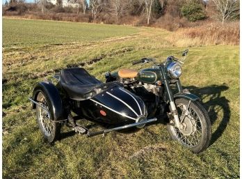 1998 ROYAL ENFIELD BULLET 500 W/ COZY SIDECAR