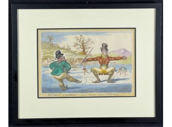 (19th C) 'ELEMENTS OF SKATEING' PRINT