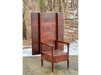 PRIMITIVE RECTANGLE TOP CHAIR-TABLE