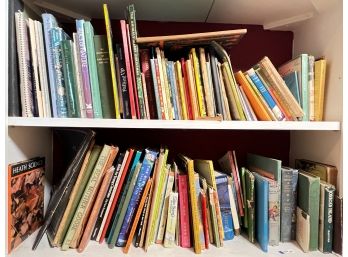 (12) SHELF FEET of CHILDRENS BOOKS etc