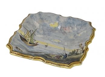 ITALIAN FAIENCE TRAY