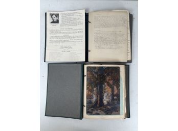 (2) ELIZABETH  BOSELY 1929 ART CLASS ALBUMS