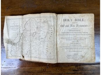 1812 HOLY BIBLE w APOCRYPHA