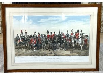 (19th C) J. HARRIS 'THE BRITISH ARMY' ENGRAVING
