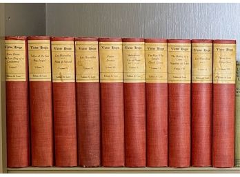 (10) VOLUMES 'THE WORKS OF VICTOR HUGO' DELUXE