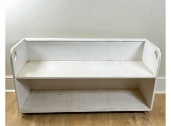 VINTAGE SHOE CUBBY HALL BENCH