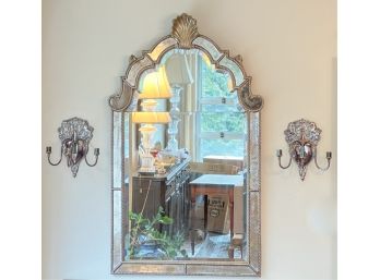 FINE QUALITY PAIR ENGLISH (3) LIGHT SCONCES