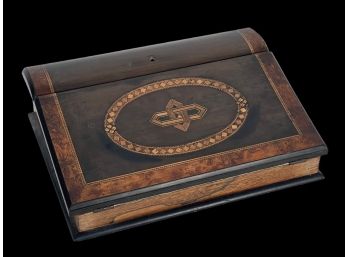 (19th c) ANGLO-INDIAN INLAID LAP DESK