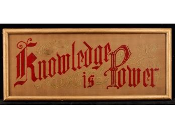 'KNOWLEDGE is POWER' BERLIN WORK SAMPLER
