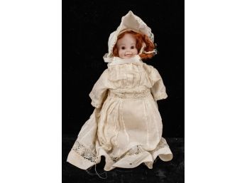 (3) FACE BISQUE HEAD DOLL