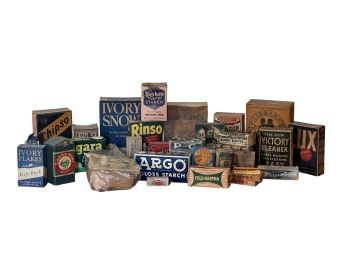 COLLECTION of VINTAGE SOAP BOXES
