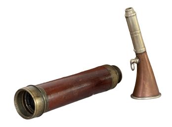 SMALL HORN and SPYGLASS by GARDNER BELFAST