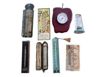 GROUPING of VINTAGE THERMOMETERS