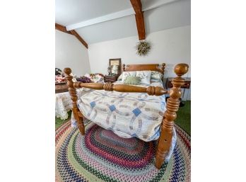 ANTIQUE PINE FULL SIZE BED