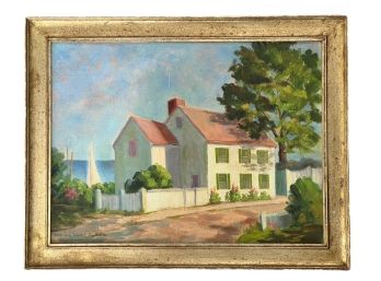 MARION LADD SYMMES (20th c) 'AN OLD-HOUSE ROCKPORT
