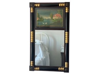 FEDERAL STYLE REVERSE PAINTED MIRROR