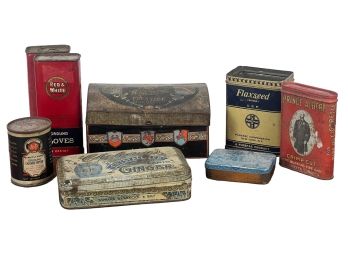 GROUPING OF CONSUMER PRODUCT TINS