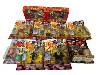 Carded Addams Family, Underdog & Others Figures