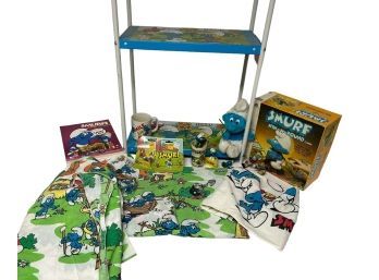 Smurf Bookcase with Extras