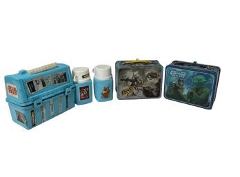 3 Star Wars Lunch Boxes and 2 Thermos