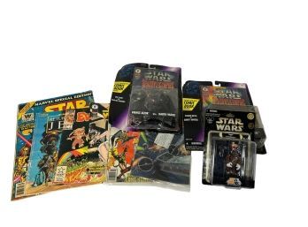 Star Wars Comic Books Some with Figures