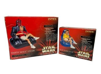 Two Star Wars Inflatable Chairs