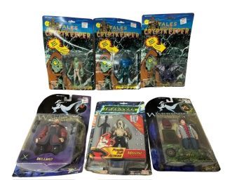 Six (6) Assorted Carded Action Figures