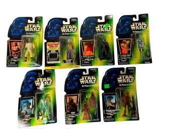 Seven (7) Star Wars Carded Figures