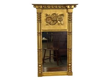 HANDMADE GILT FEDERAL STYLE MIRROR