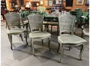 (10) FRENCH PROVINCIAL STYLE SIDE CHAIRS