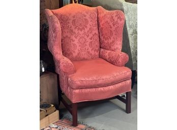 FINE QUALITY CUSTOM WING BACK CHAIR