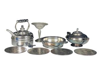 LOT of MOSTLY PLATED KITCHENWARES