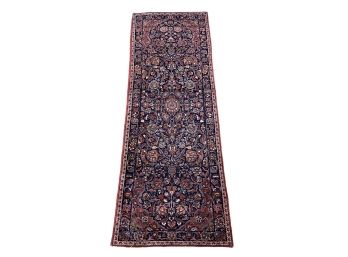 ANTIQUE HANDMADE IRANIAN WOOL RUNNER