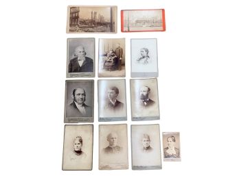 GROUPING of LYNN, MA PORTRAIT CDV's