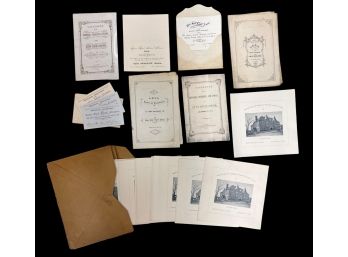 (19th c) EPHEMERA from LYNN (MA) HIGH SCHOOL