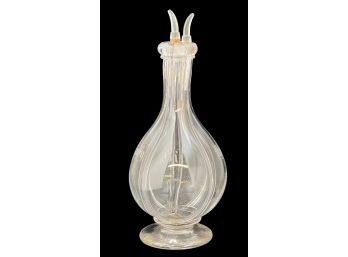 ANTIQUE (4) CHAMBER DECANTER