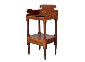 (19th c) PINE WASH STAND