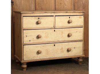 ENGLISH COTTAGE PINE CHEST Of DRAWERS