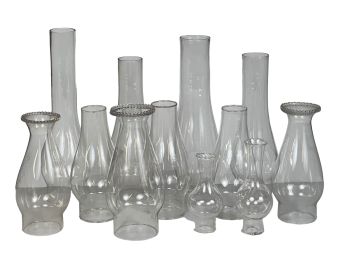 GROUPING of GLASS CHIMNEYS