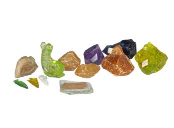 GROUPING of FRAGMENTARY GLASS incl. SANDWICH